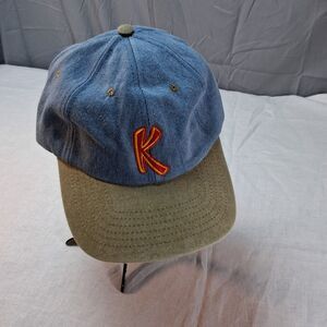 KAHLUA Light Blue Denim Logo Cap Adjustable Strapback Alcohol Bar Hat
